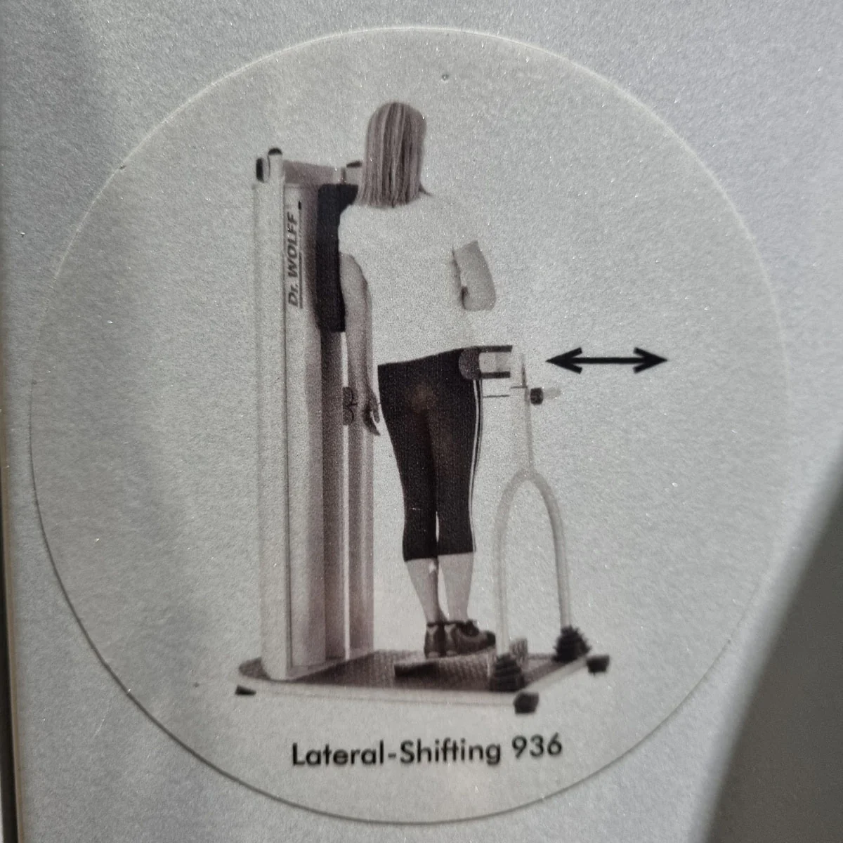 Dr. Wolff Lateral-Shifting 936, laterale Rumpfmuskulatur, Farbe Silber, gebraucht - überholter Zustand - Image 9