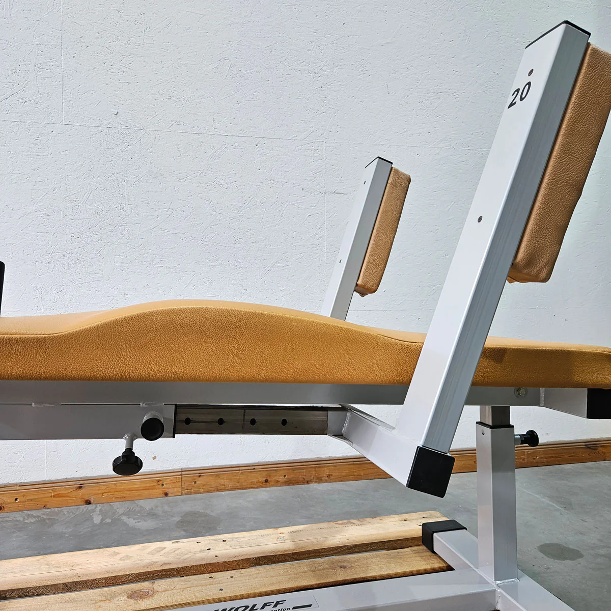 Dr. Wolff Lower Abdominal Trainer 345, Bauchbank, Rahmen Silber, gebraucht - geprüfter Zustand - Image 5