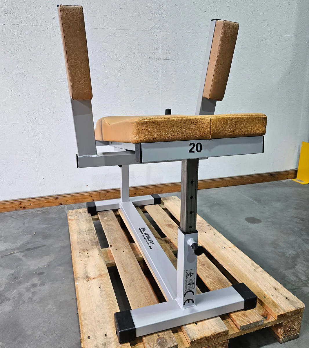 Dr. Wolff Lower Abdominal Trainer 345, Bauchbank, Rahmen Silber, gebraucht - geprüfter Zustand - Image 6