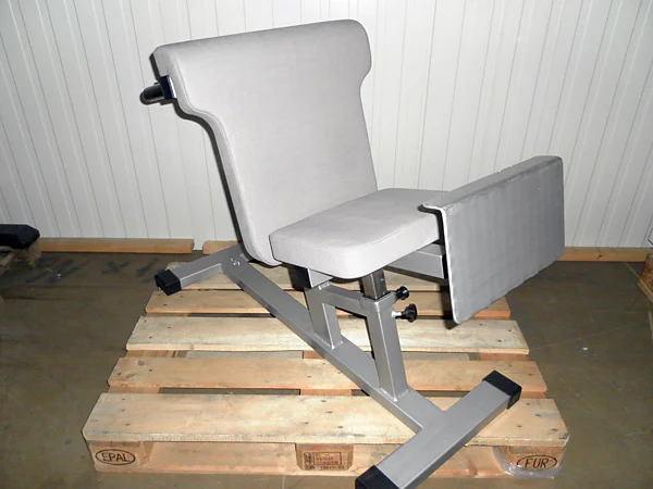 Dr. Wolff Lumbal-Trainer 305, Hyperextensionsbank, silber, gebraucht - Image 2