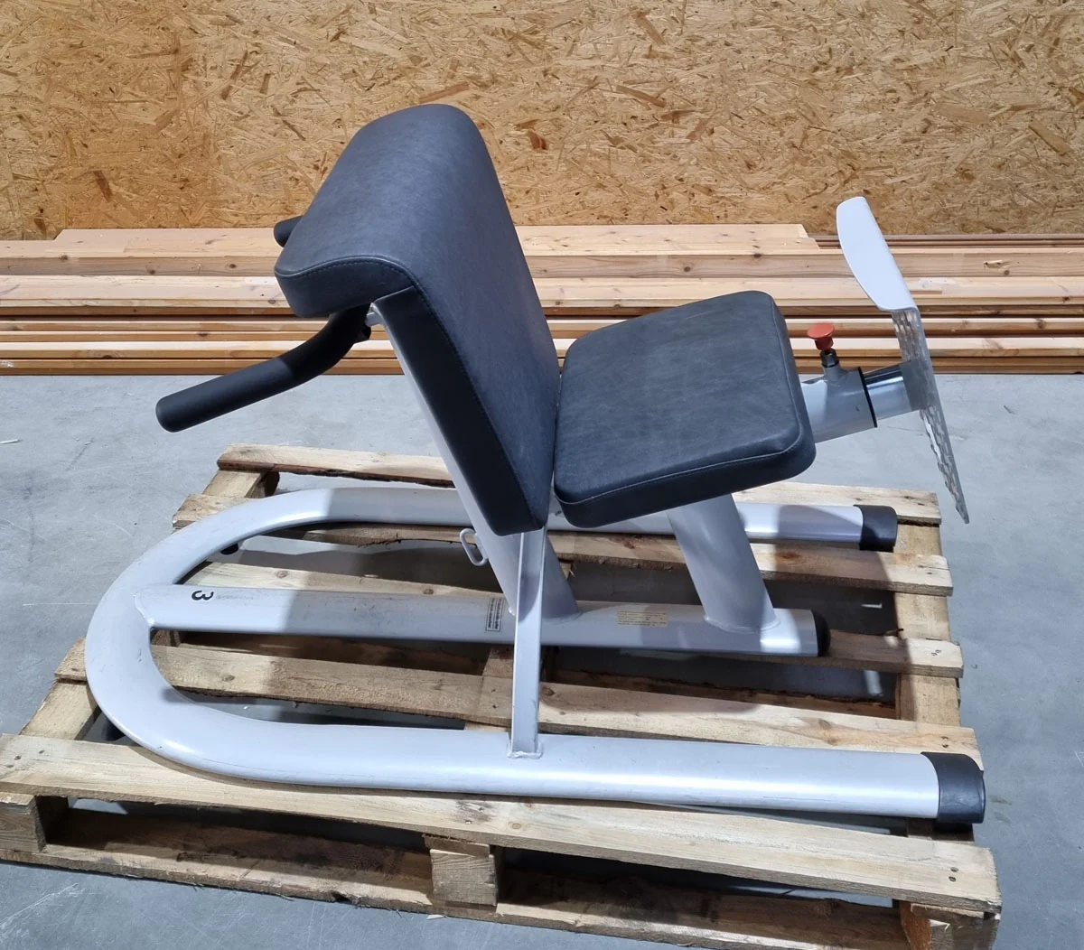 Dr. Wolff Lumbal Trainer 307, Silber / Schwarz, verstellbar, gebraucht - überholter Zustand - Image 2