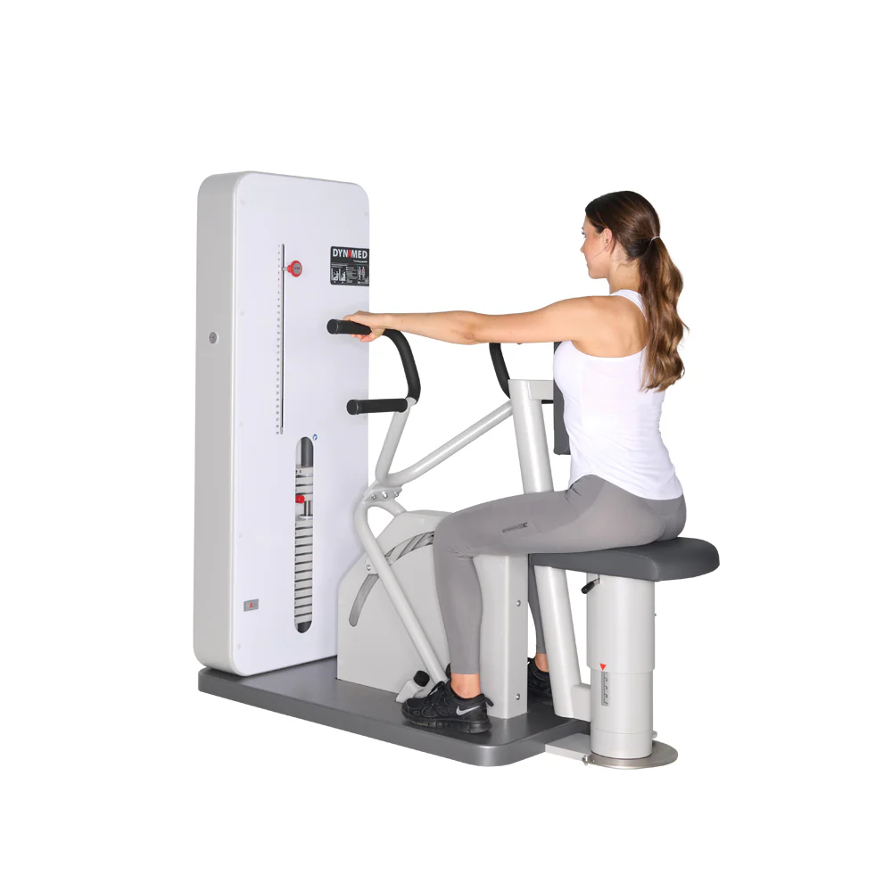 Dynamed Brustpresse / Rudermaschine Kombi, Medical Pro, 2 in 1 Kombimaschine - Image 2