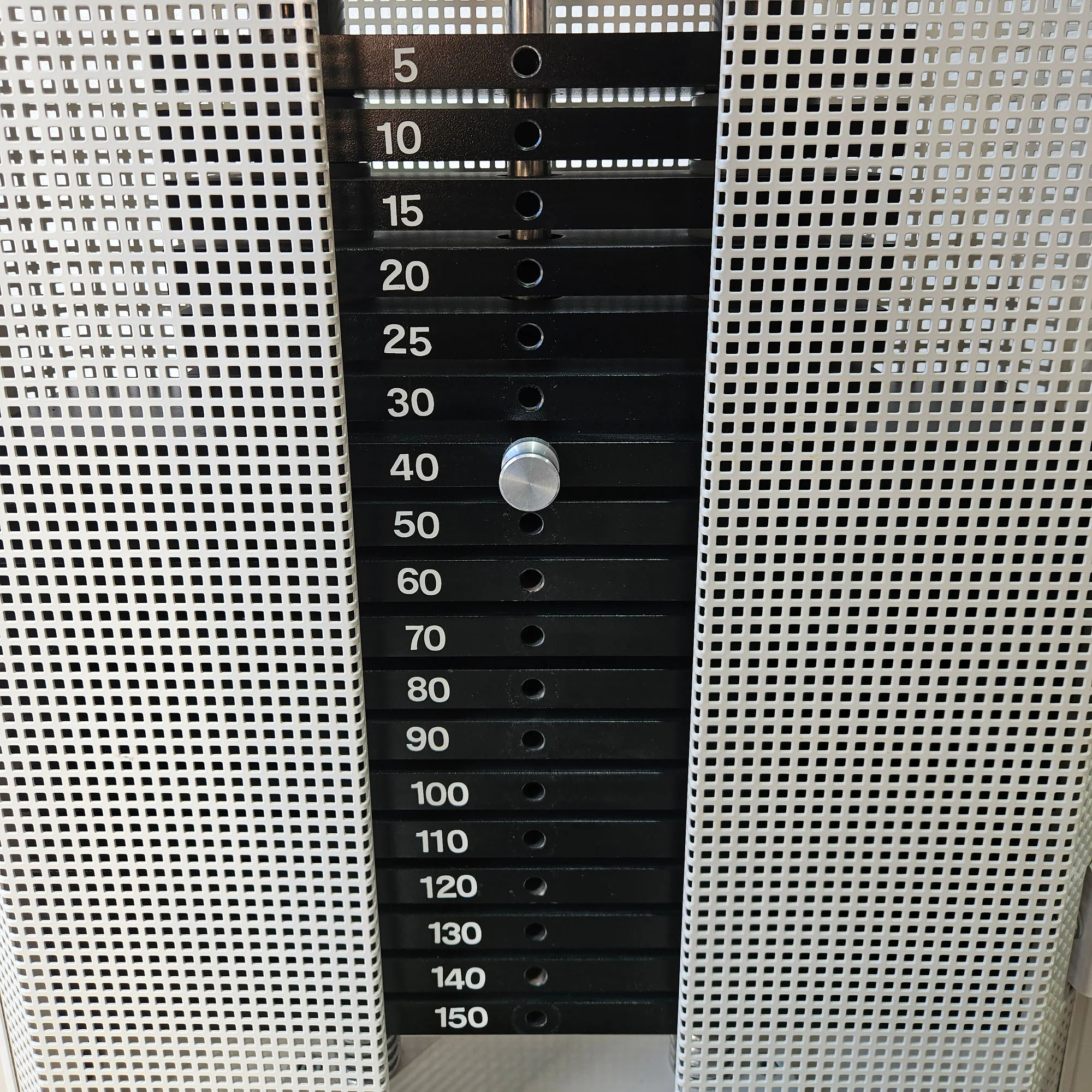 Dynamed Funktionsstemme Kombi Sitzend-Liegend, 150kg Gewichtsblock, mit Kippkreisel, Beinpresse verstellbar, Stolzenberg, Rahmen Weiß, gebraucht - überholter Zustand - Image 17