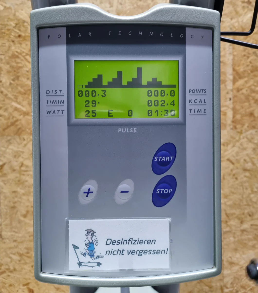 Ergo-Fit 3000 Oberkörpertrainer, Öberkörperergometer, Handergometer, Cardiotraining für Arme und Schulter, gebraucht - überholter Zustand - Image 13
