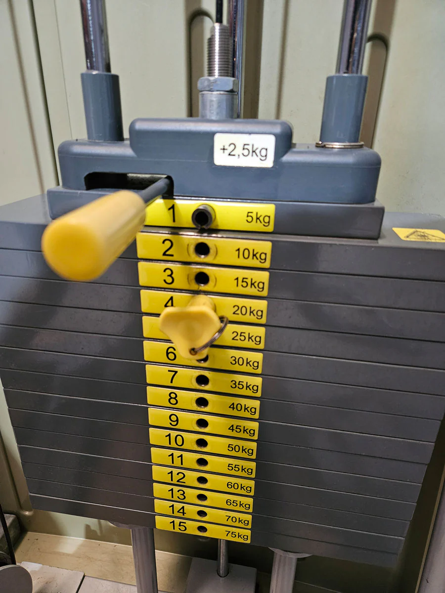 Ergo-Fit Abduktorenmaschine, Hip Abduction Abductor, 4000 S MED Serie, MPG, Reha, Rahmenfarbe Silber, gebraucht - überholter Zustand - Image 6