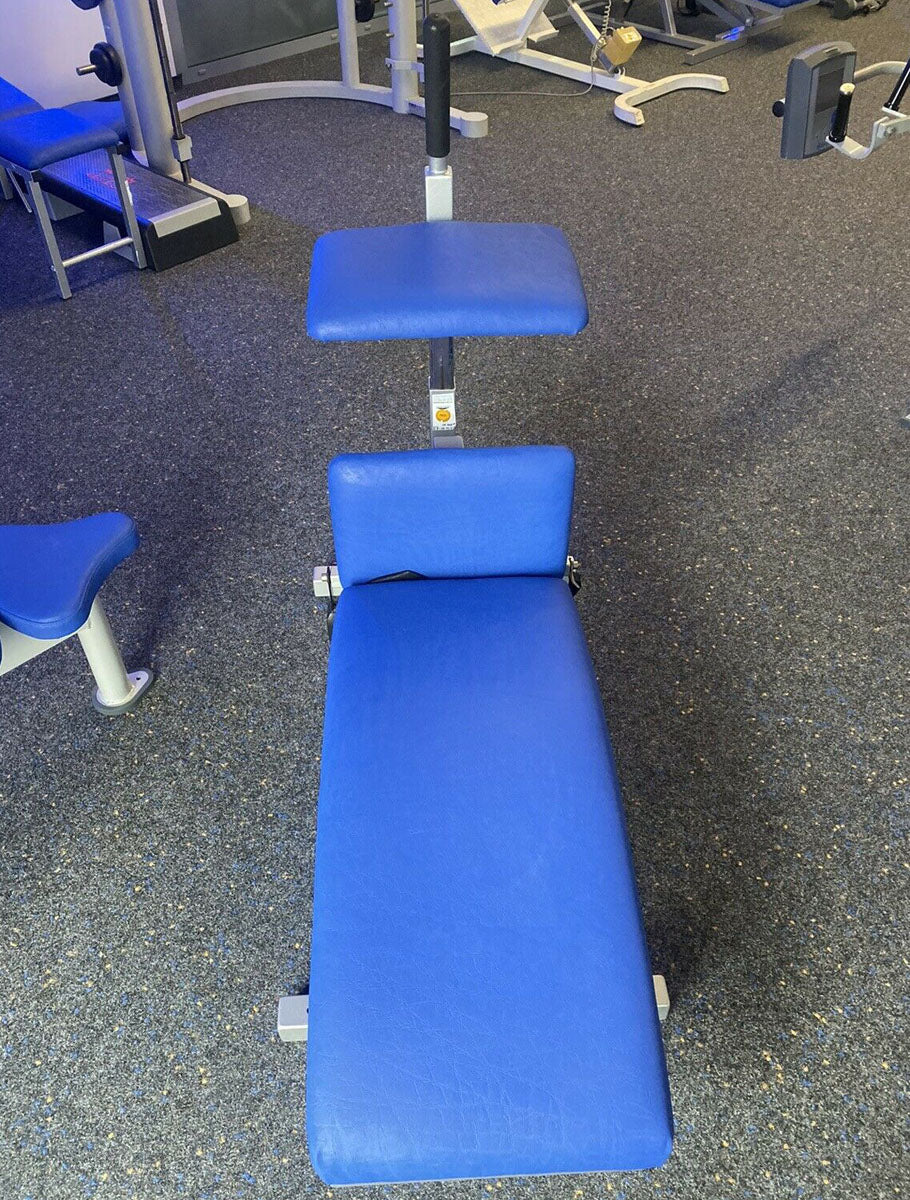 Ergo-Fit Bauchbank, Decline/Abdominal Crunch, Polster Blau, gebrauchter - überholter Zustand - Image 2