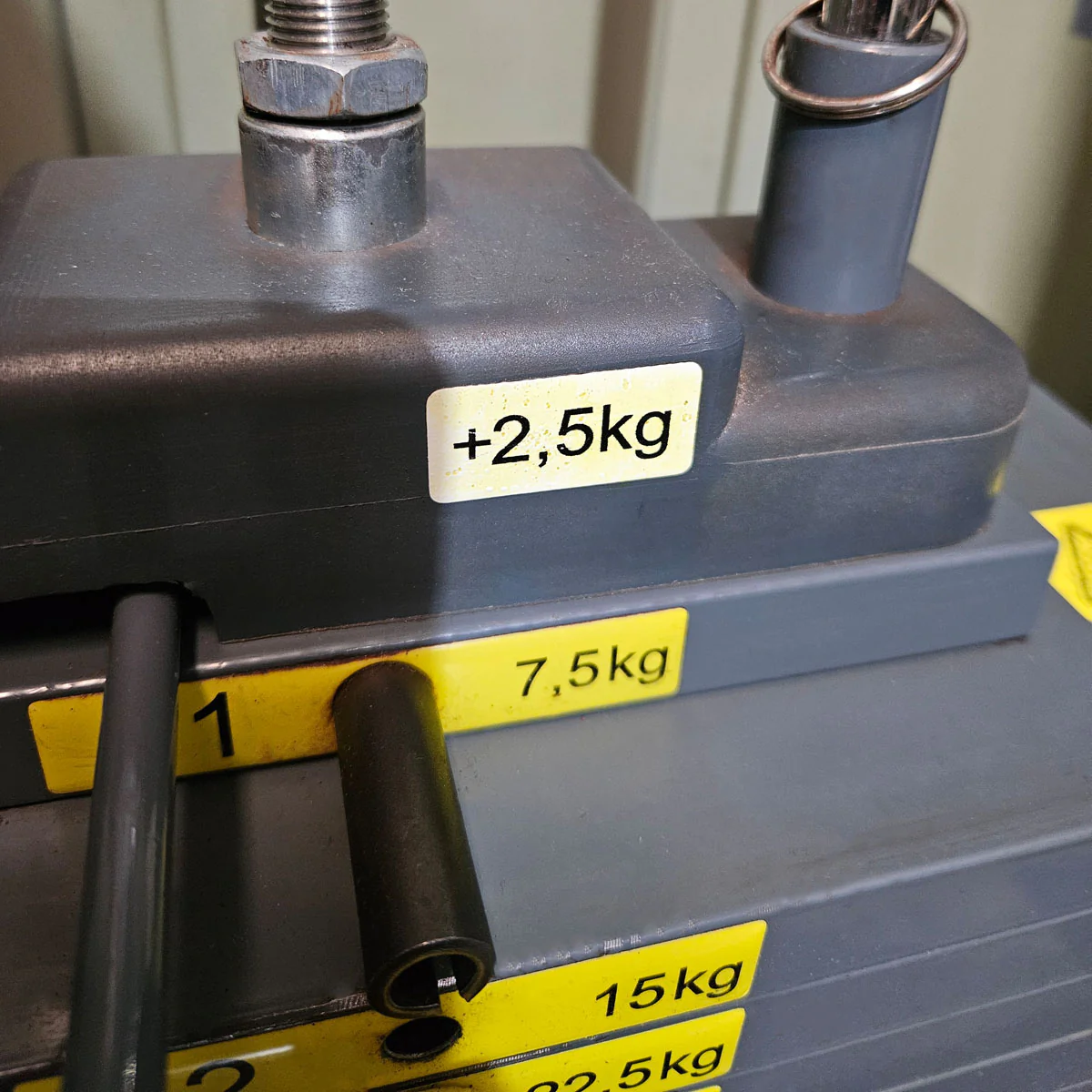 Ergo-Fit Funktionsstemme, Beinpresse verstellbar, 172,5kg Gewichtsblock, 4000 S MED Serie, MPG, Reha, Rahmenfarbe Silber, gebraucht - überholter Zustand - Image 14
