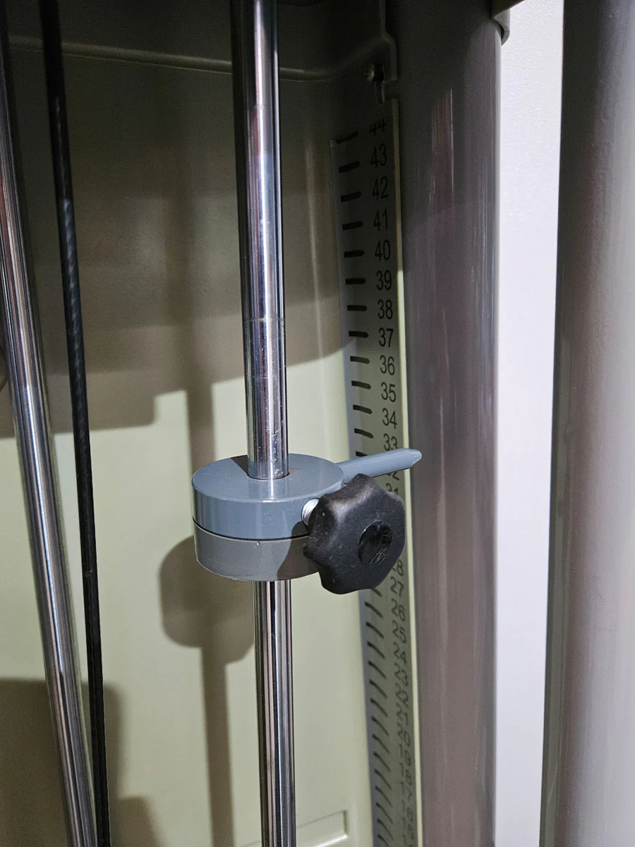 Ergo-Fit Funktionsstemme, Beinpresse verstellbar, 172,5kg Gewichtsblock, 4000 S MED Serie, MPG, Reha, Rahmenfarbe Silber, gebraucht - überholter Zustand - Image 16