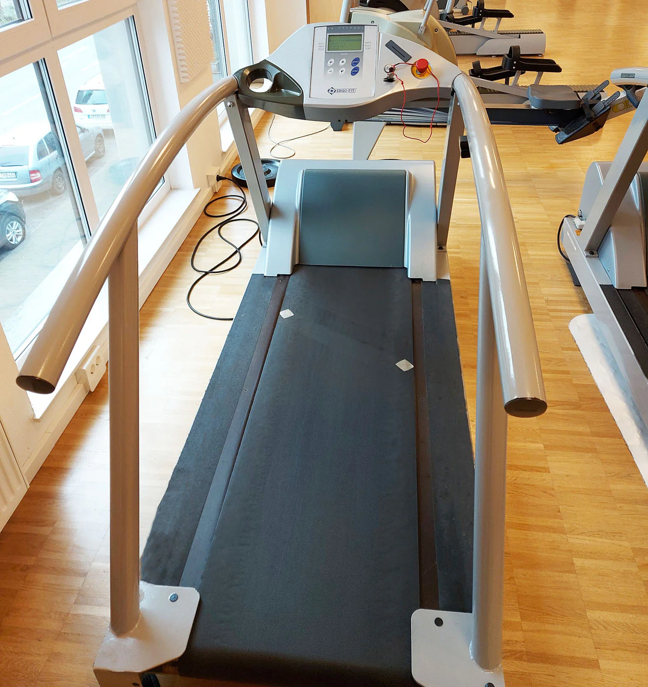 Ergo-Fit Trac 3000 Alpin Laufband, extra langer Handlauf, Silber, gebraucht - überholter Zustand inkl. neuer Laufdecke! - Image 4