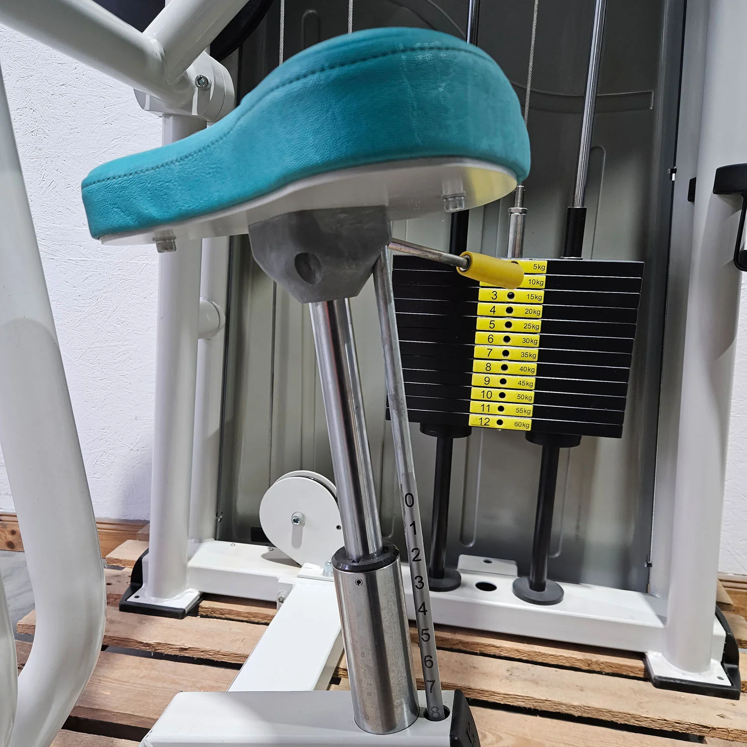 Ergo-Fit Trizepsmaschine horizontal, Triceps Extension, Armstrecker, 4000 Serie, Rahmenfarbe Weiß, gebraucht - überholter Zustand - Image 10