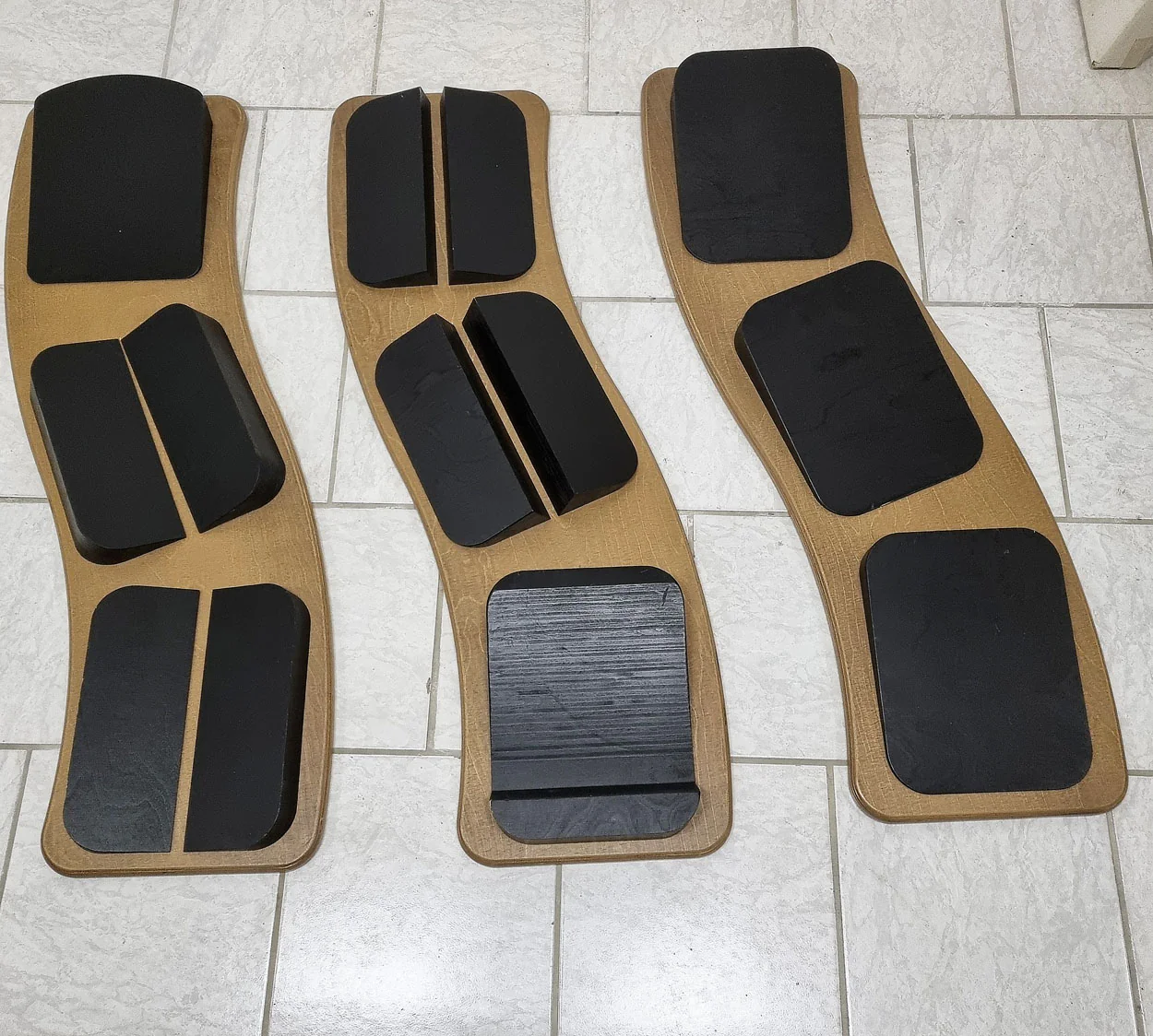Extrafit Fuss-Zirkel, 7 Boards, Barfußpfad aus Holz, Fußzirkel, guter gebrauchter Zustand - Image 4