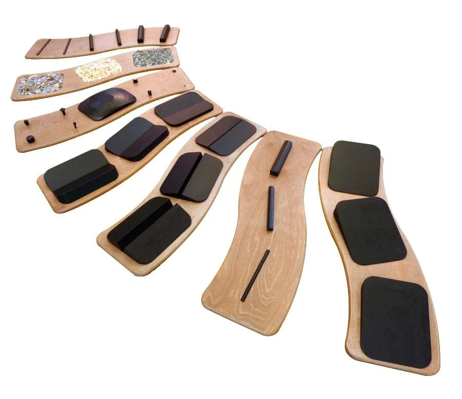 Extrafit Fuss-Zirkel, 7 Boards, Barfußpfad aus Holz, Fußzirkel, guter gebrauchter Zustand - Image 8