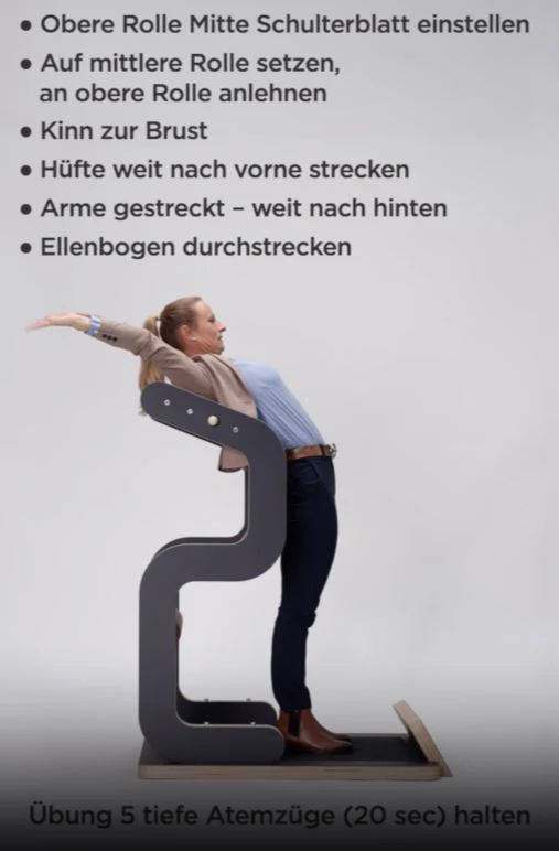 Five Konzept Business - Trainingsgerät zum dehnen und mobilisieren im Büro Office, gebraucht - geprüfter Zustand - Image 11