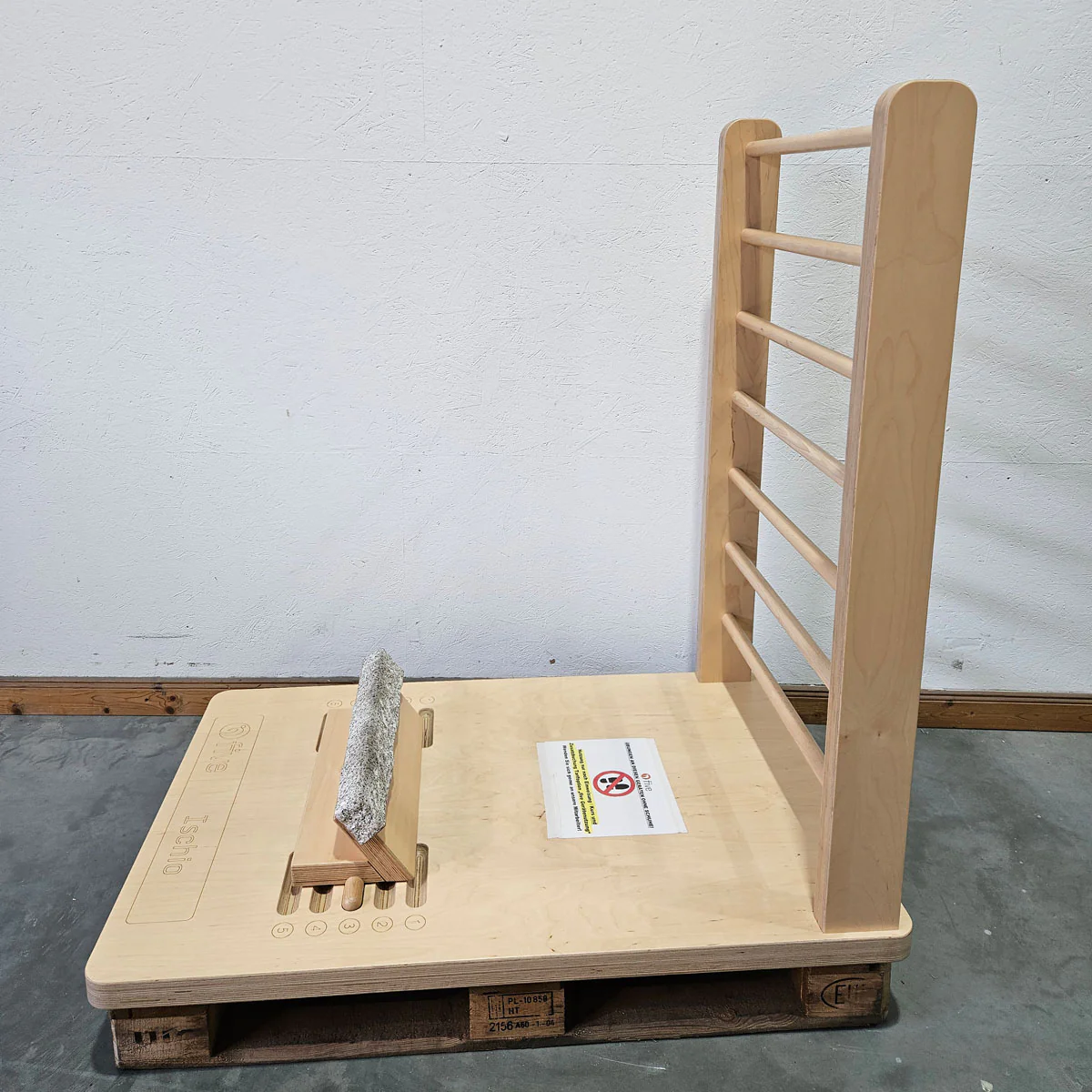 Five Pro 7er Zirkel Beweglichkeitszirkel, Dehnzirkel aus Holz von Five bzw Milon, Holzfarbe Eiche Braun, guter gebrauchter Zustand - Image 9