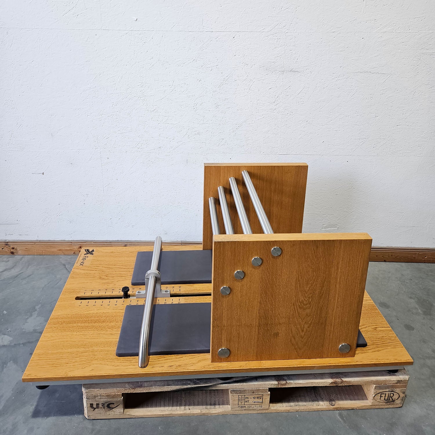 Fle-xx 6er Beweglichkeitszirkel, Rückgrat-Konzept, Dehnzirkel aus Holz von Flexx, Holzfarbe Hell, guter gebrauchter Zustand - Image 10