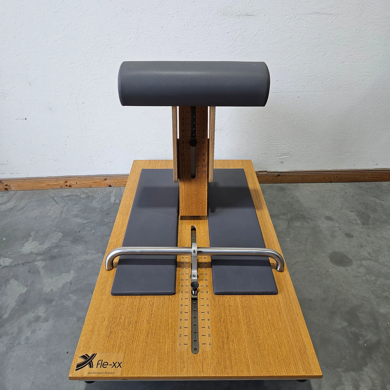 Fle-xx 6er Beweglichkeitszirkel, Rückgrat-Konzept, Dehnzirkel aus Holz von Flexx, Holzfarbe Hell, guter gebrauchter Zustand - Image 3