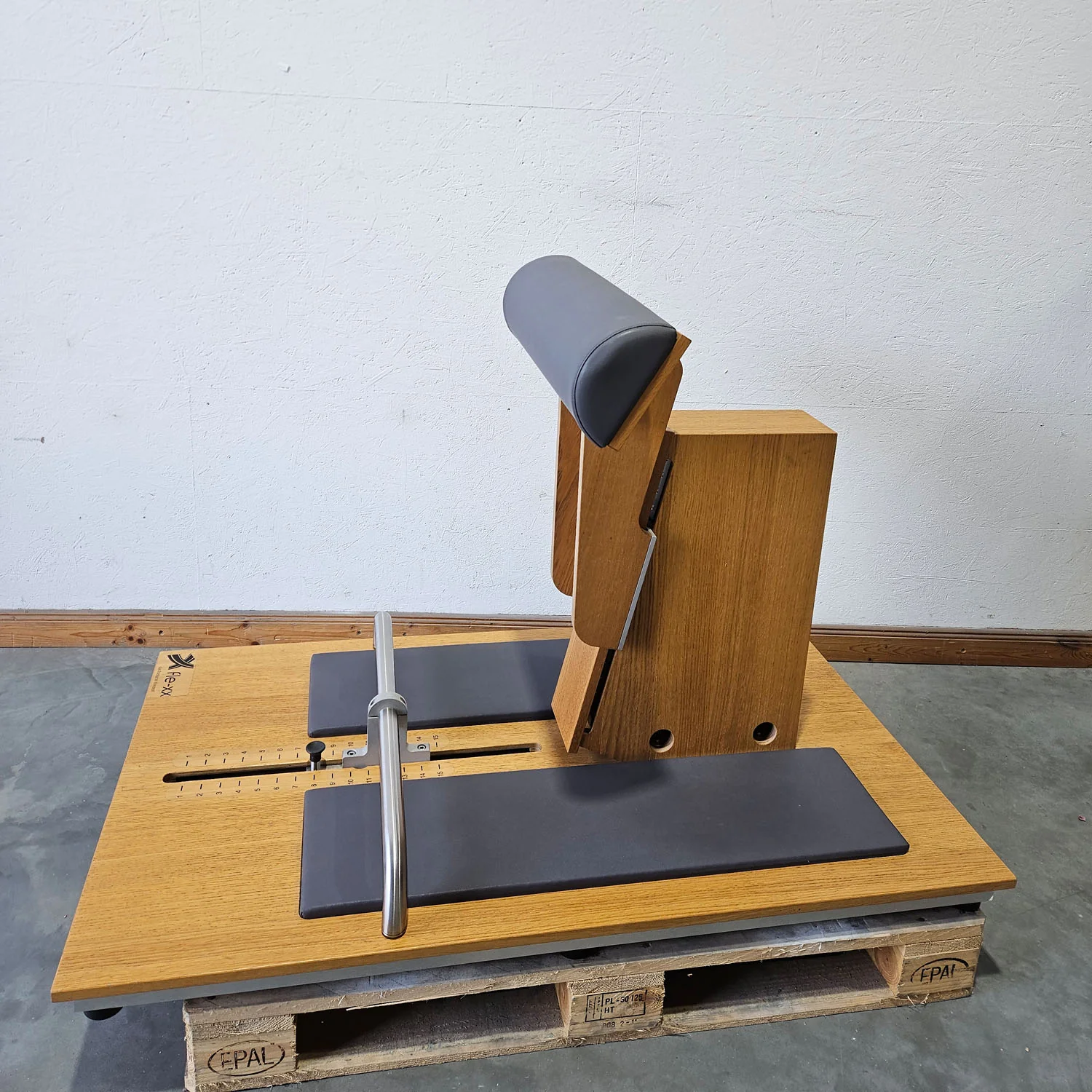 Fle-xx 6er Beweglichkeitszirkel, Rückgrat-Konzept, Dehnzirkel aus Holz von Flexx, Holzfarbe Hell, guter gebrauchter Zustand - Image 4