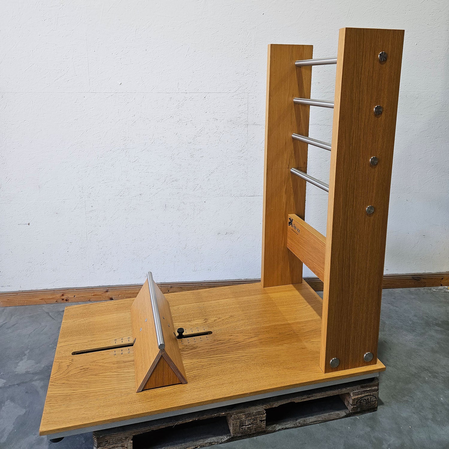 Fle-xx 6er Beweglichkeitszirkel, Rückgrat-Konzept, Dehnzirkel aus Holz von Flexx, Holzfarbe Hell, guter gebrauchter Zustand - Image 6