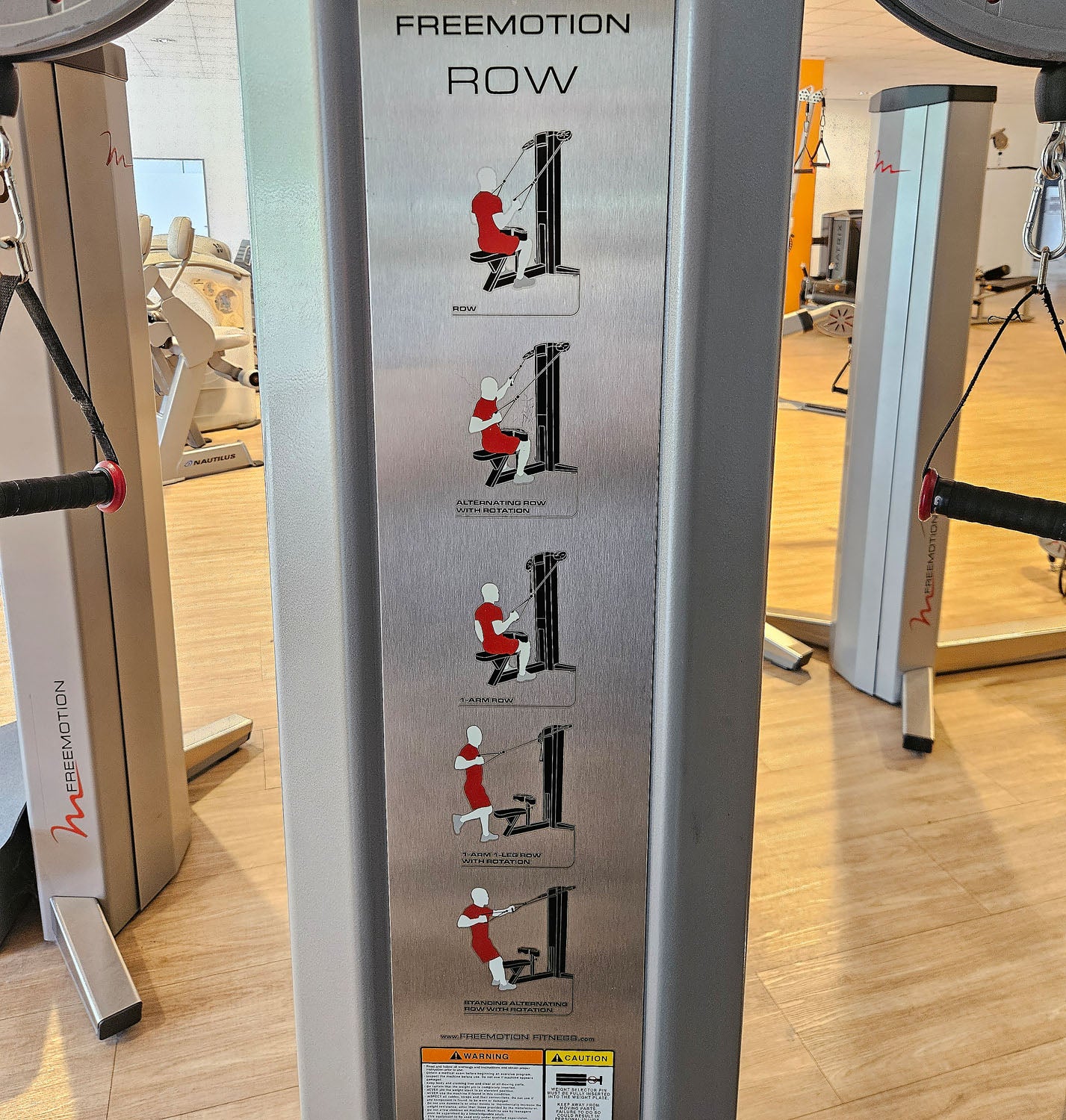 Freemotion Row G604 - Rudern am Kabel, Rudermaschine, Rücken Krafttrainingsgerät aus der Genesis Serie, Rahmenfarbe Silber, gebraucht - überholter Zustand - Image 7