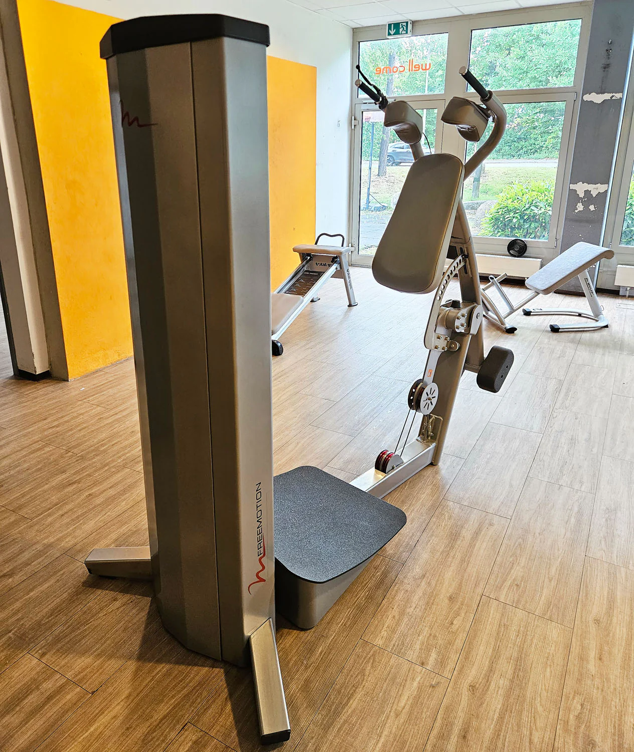Freemotion Squat G610 - Kniebeugenmaschine, Bein Krafttrainingsgerät aus der Genesis Serie, Rahmenfarbe Silber, gebraucht - überholter Zustand - Image 4