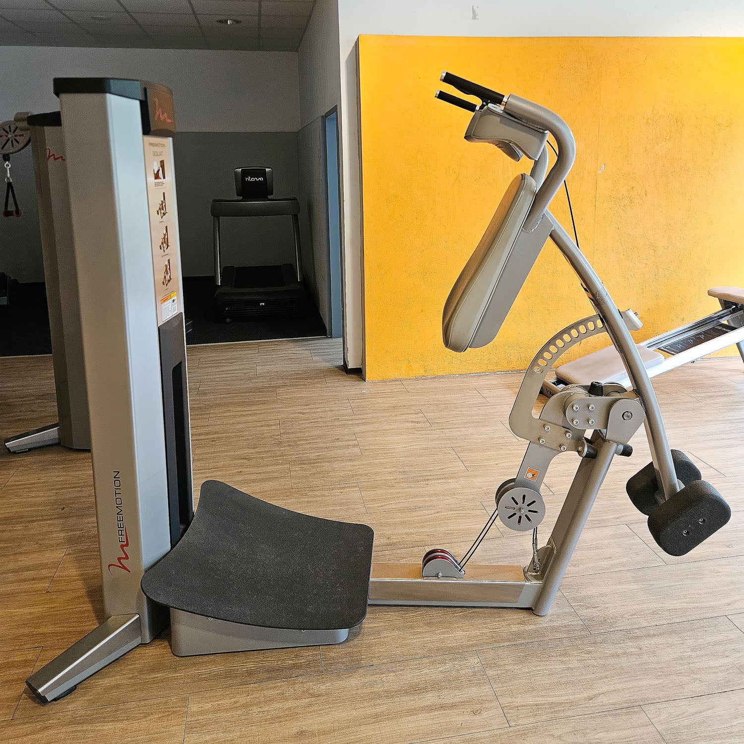 Freemotion Squat G610 - Kniebeugenmaschine, Bein Krafttrainingsgerät aus der Genesis Serie, Rahmenfarbe Silber, gebraucht - überholter Zustand - Image 5
