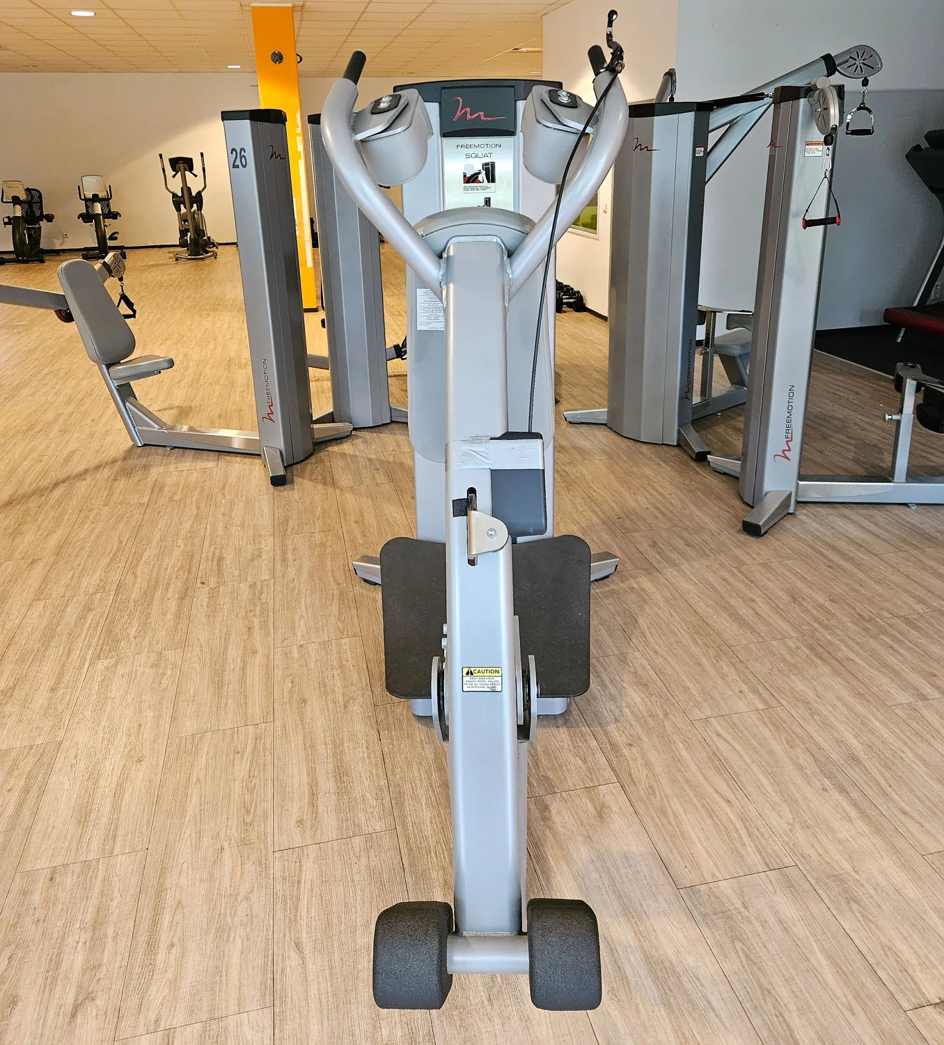 Freemotion Squat G610 - Kniebeugenmaschine, Bein Krafttrainingsgerät aus der Genesis Serie, Rahmenfarbe Silber, gebraucht - überholter Zustand - Image 6