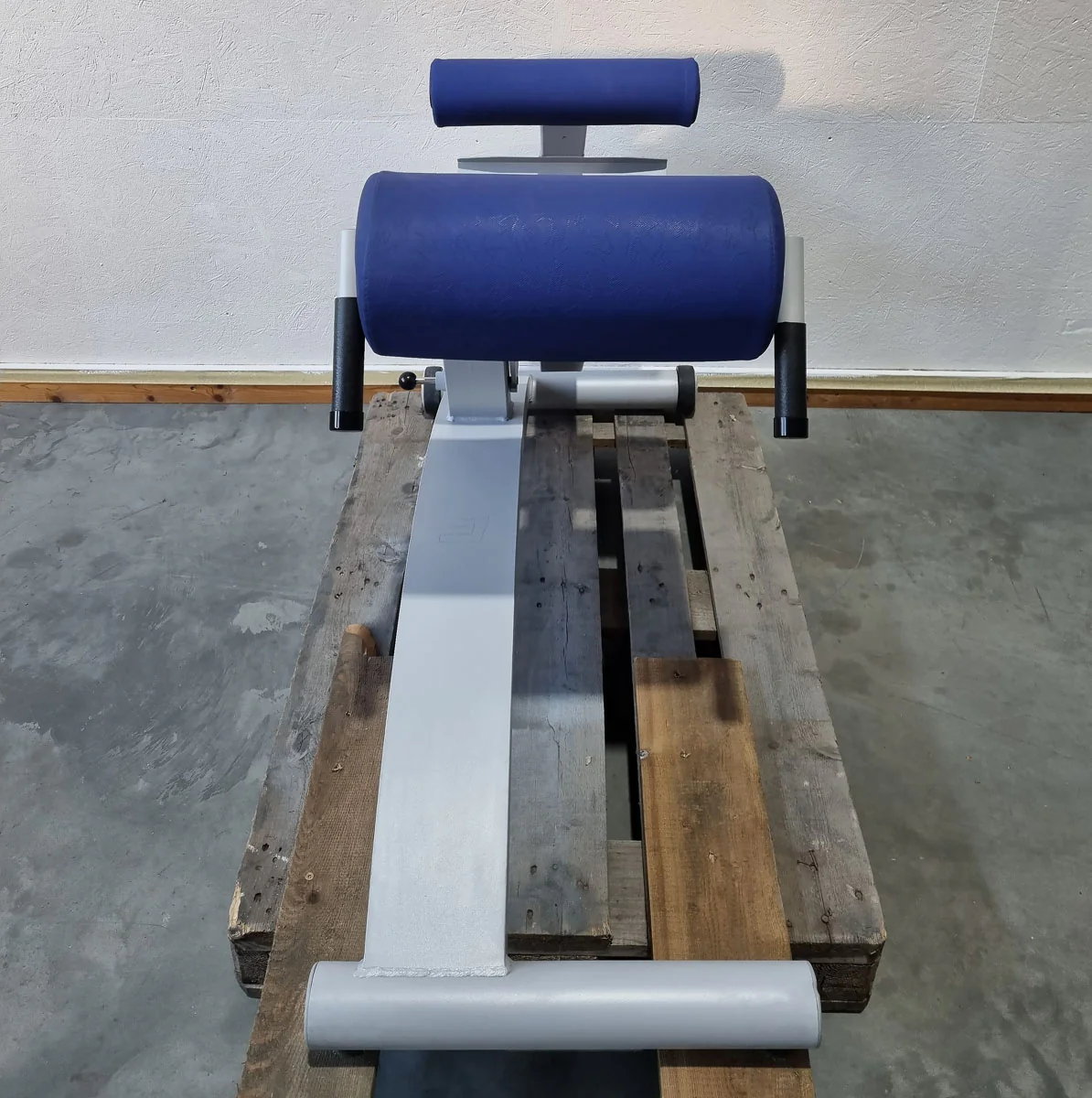Frei Genius Basic Lateral-Lumbaltrainer, Hyperextension 15 bis 45° verstellbar, Rückenstreckerbank, Rahmenfarbe Silber, gebraucht - überholter Zustand - Image 5