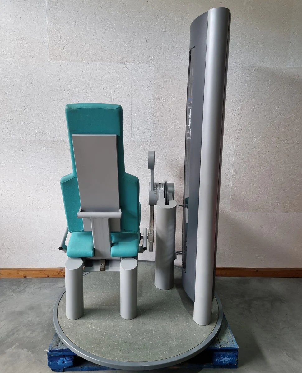 Frei Genius Beinstrecker verstellbar, Kniestrecker, Leg Extension, Rahmenfarbe Silber, gebraucht - überholter Zustand - Image 3