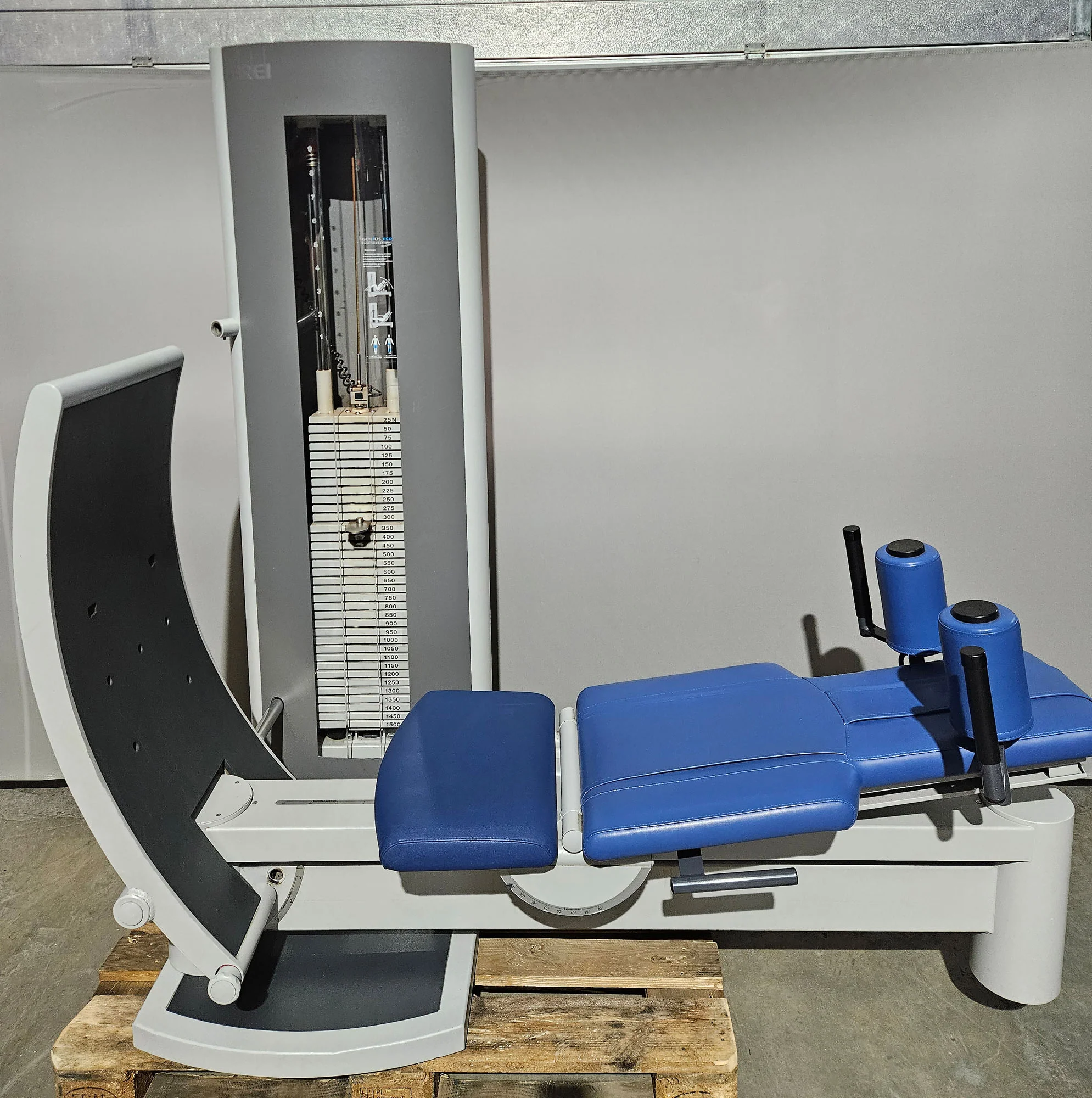 Frei Genius Eco 10er Gerätesatz, MPG, KGG, MED Zulassung, 10 Kraftgeräte im Set, Medical Physio Serie, Silber, gebraucht - überholter Zustand - Image 18