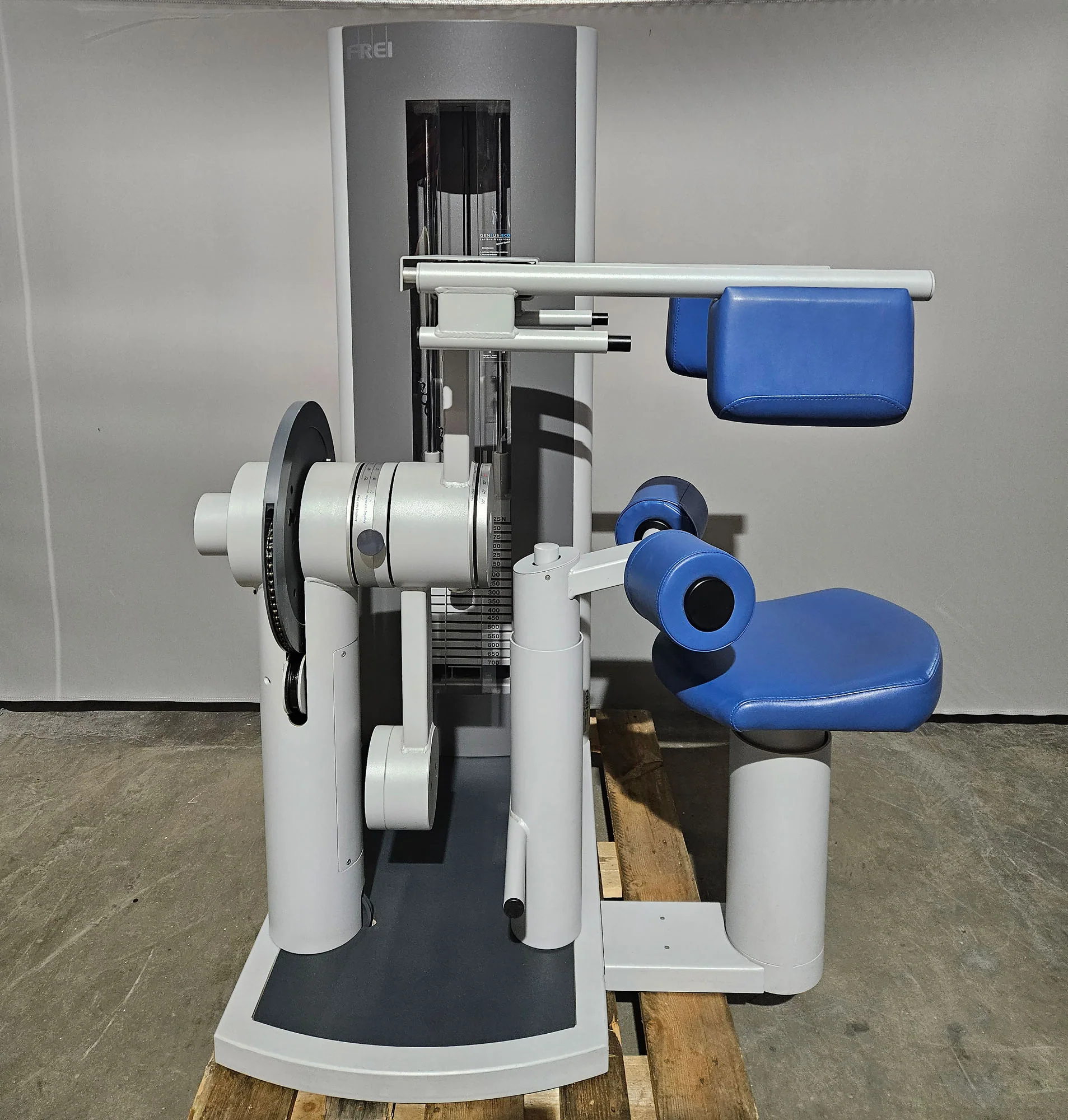 Frei Genius Eco 10er Gerätesatz, MPG, KGG, MED Zulassung, 10 Kraftgeräte im Set, Medical Physio Serie, Silber, gebraucht - überholter Zustand - Image 3