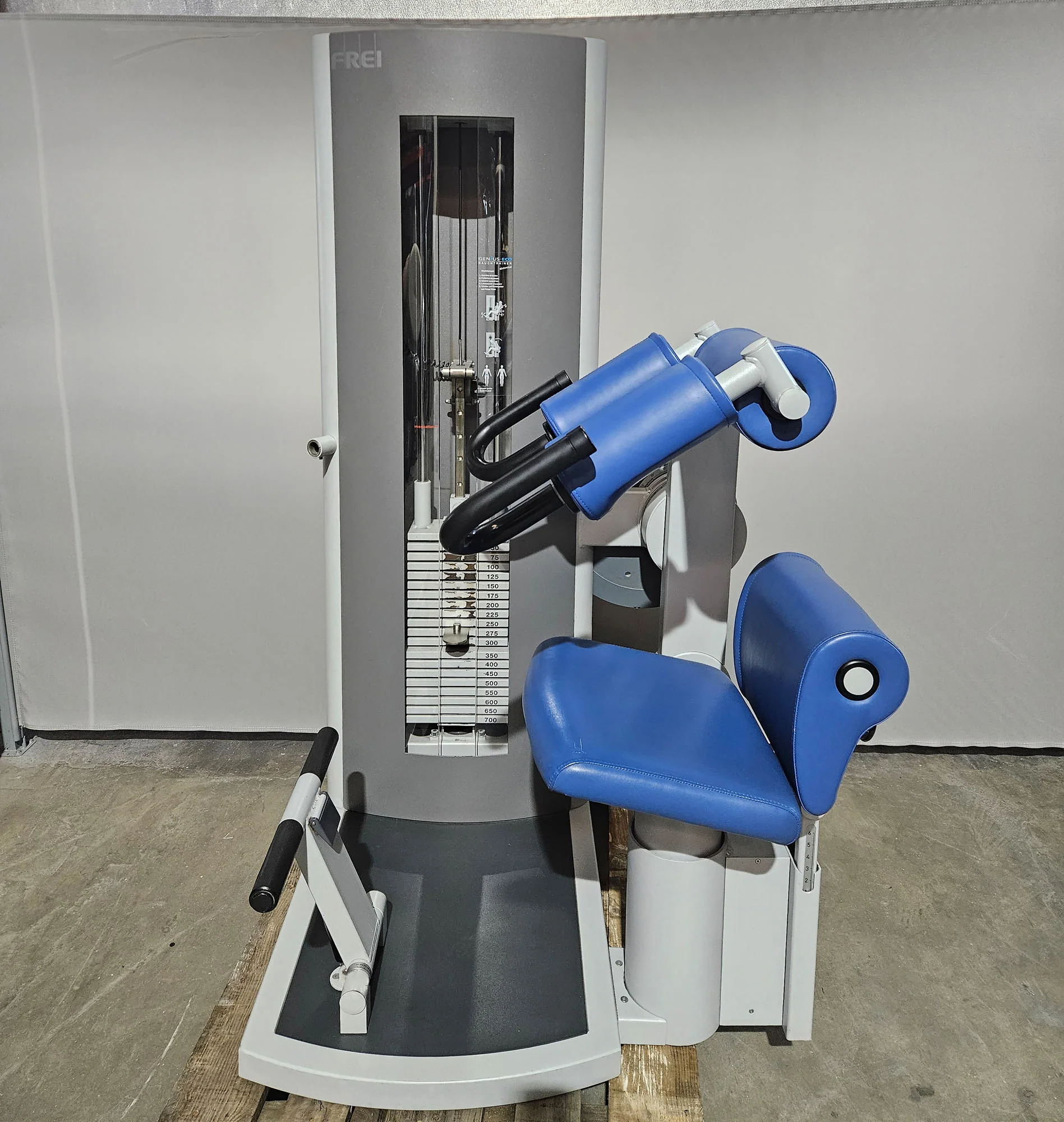 Frei Genius Eco 10er Gerätesatz, MPG, KGG, MED Zulassung, 10 Kraftgeräte im Set, Medical Physio Serie, Silber, gebraucht - überholter Zustand - Image 5