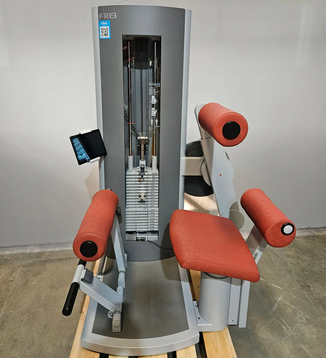 Frei Genius Eco 12er Gerätesatz, Optional mit smarten Displays, MPG, KGG, MED Zulassung, 12 Kraftgeräte im Set, Medical Physio Serie, Silber, gebraucht - überholter Zustand - Image 14