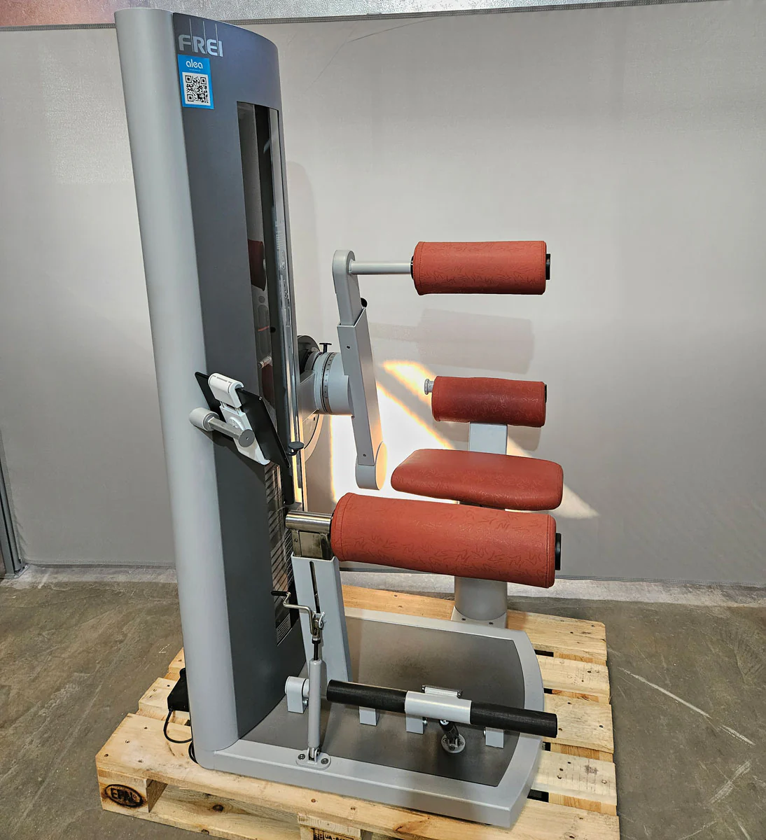 Frei Genius Eco 12er Gerätesatz, Optional mit smarten Displays, MPG, KGG, MED Zulassung, 12 Kraftgeräte im Set, Medical Physio Serie, Silber, gebraucht - überholter Zustand - Image 15