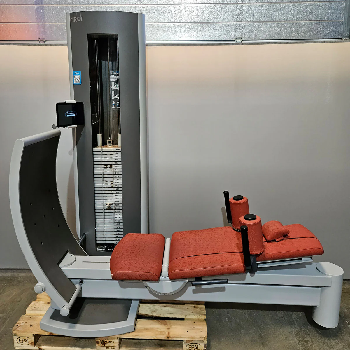 Frei Genius Eco 12er Gerätesatz, Optional mit smarten Displays, MPG, KGG, MED Zulassung, 12 Kraftgeräte im Set, Medical Physio Serie, Silber, gebraucht - überholter Zustand - Image 3