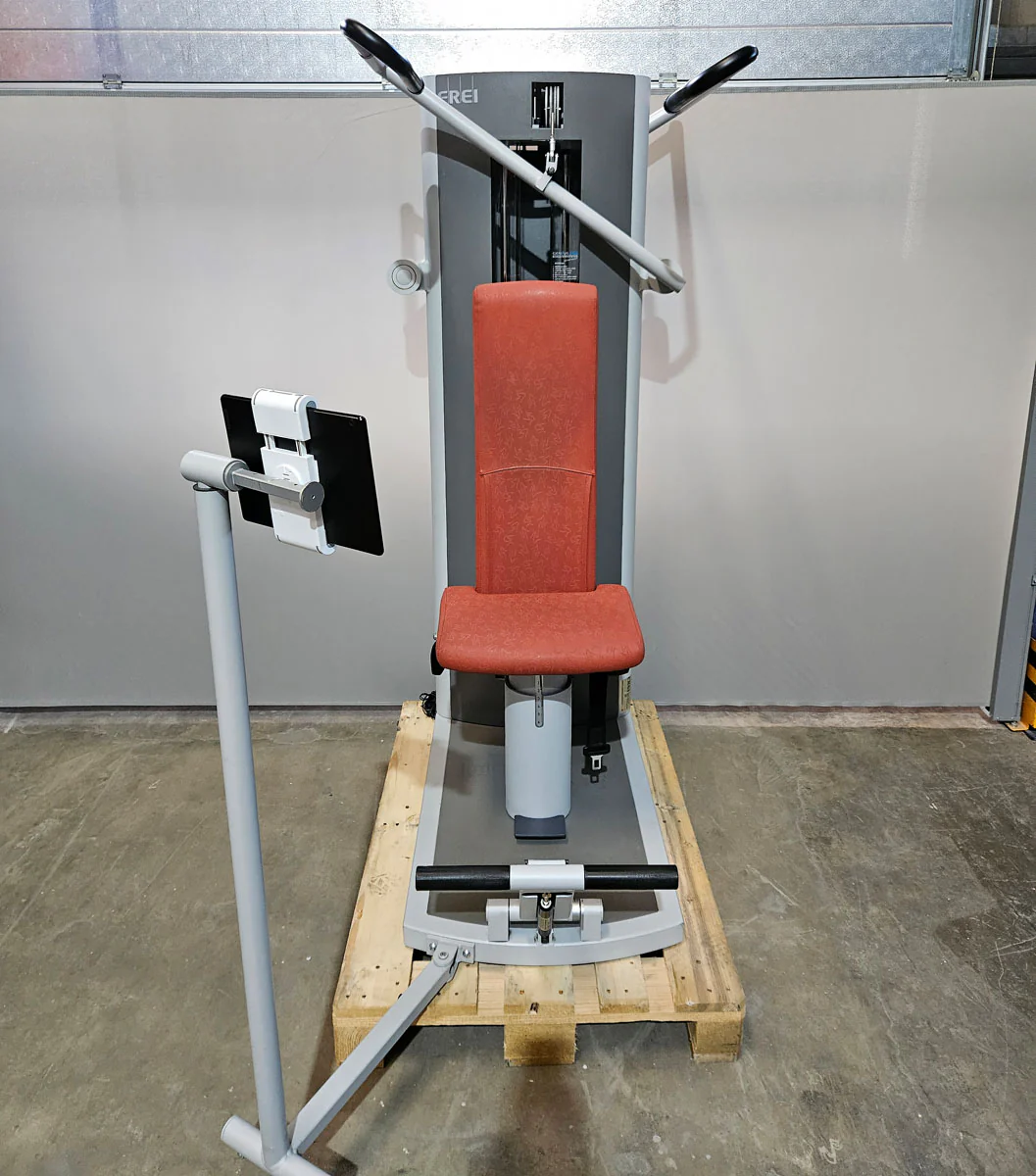 Frei Genius Eco 12er Gerätesatz, Optional mit smarten Displays, MPG, KGG, MED Zulassung, 12 Kraftgeräte im Set, Medical Physio Serie, Silber, gebraucht - überholter Zustand - Image 4