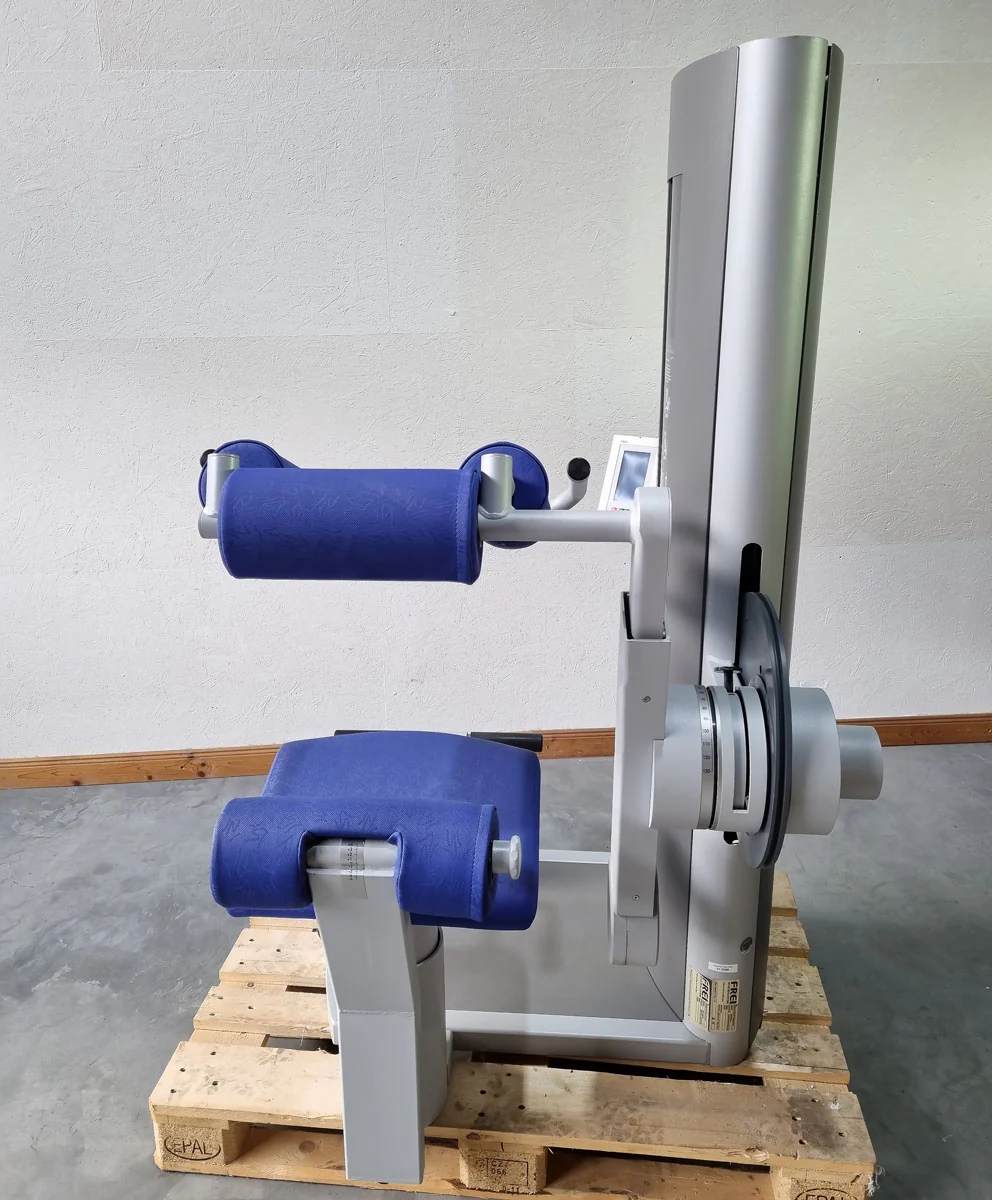 Frei Genius Eco Bauchtrainer Abdominal, Bauchmuskelmaschine, Abs Crunch, Rahmenfarbe Silber, gebraucht - überholter Zustand - Image 3