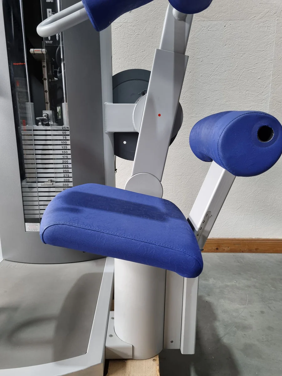 Frei Genius Eco Bauchtrainer Abdominal, Bauchmuskelmaschine, Abs Crunch, Rahmenfarbe Silber, gebraucht - überholter Zustand - Image 8