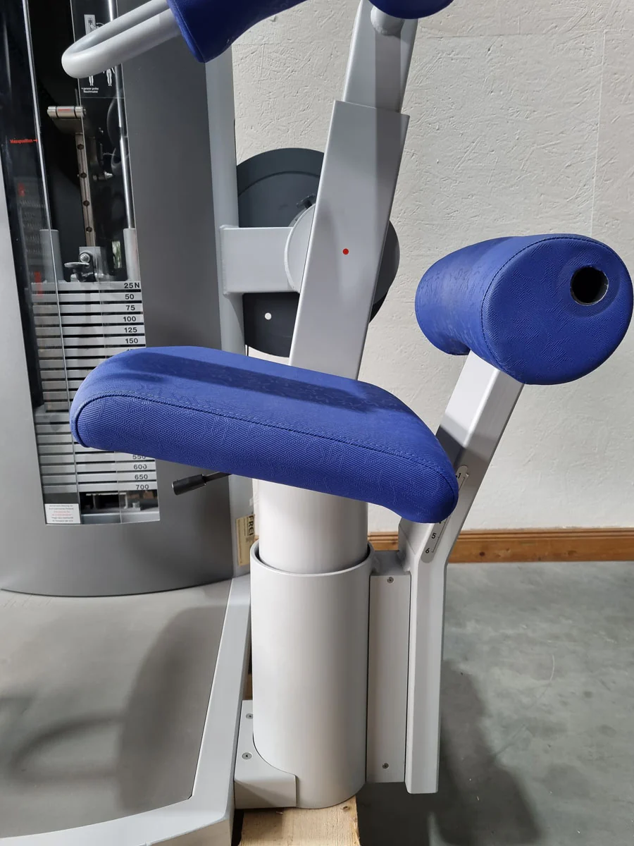 Frei Genius Eco Bauchtrainer Abdominal, Bauchmuskelmaschine, Abs Crunch, Rahmenfarbe Silber, gebraucht - überholter Zustand - Image 9