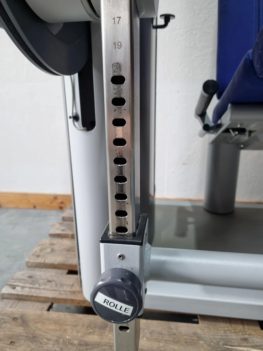Frei Genius Eco Beinstrecker verstellbar, Kniestrecker, Leg Extension, Rahmenfarbe Silber, gebraucht - überholter Zustand - Image 11