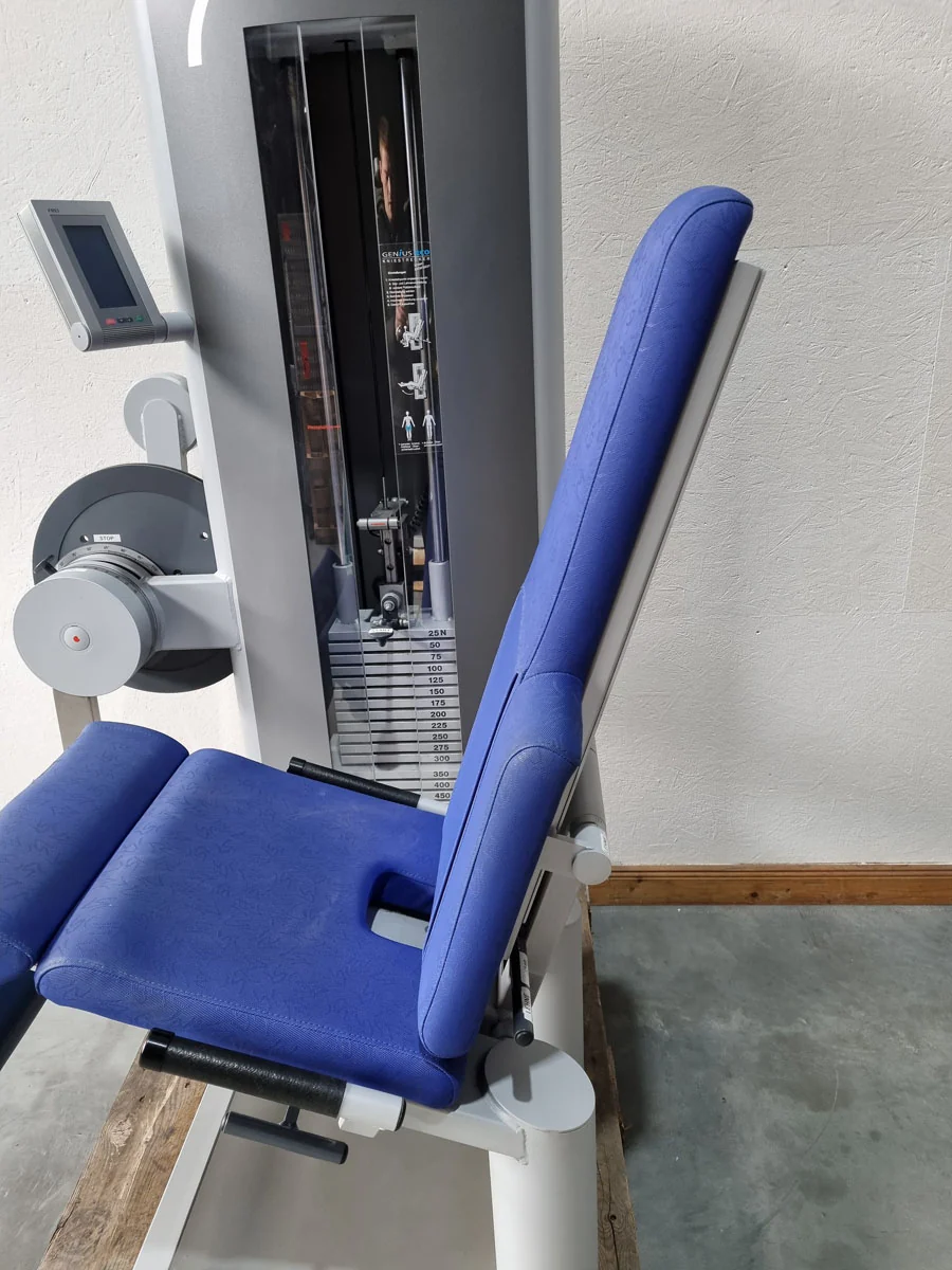Frei Genius Eco Beinstrecker verstellbar, Kniestrecker, Leg Extension, Rahmenfarbe Silber, gebraucht - überholter Zustand - Image 8