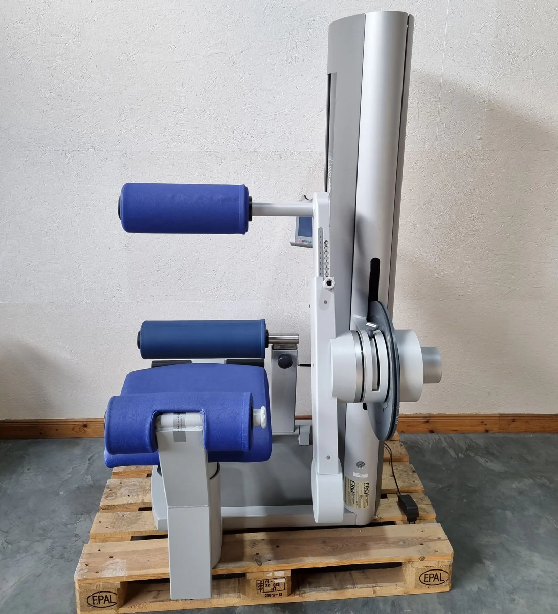 Frei Genius Eco Rückenstreckermaschine, Hyperextension, Rückenmaschine Lower Back, Rahmenfarbe Silber, gebraucht - überholter Zustand - Image 3