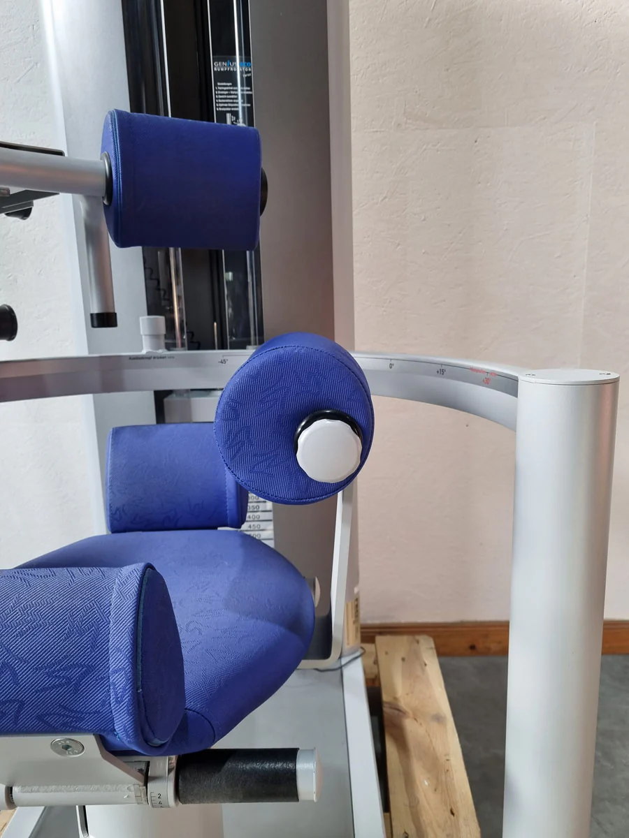 Frei Genius Eco Rumpfrotator, Rotary Torso, Rotationsmaschine, MPG, Twister, seitliche Bauchmuskeln, Rahmenfarbe Silber, gebraucht - überholter Zustand - Image 14