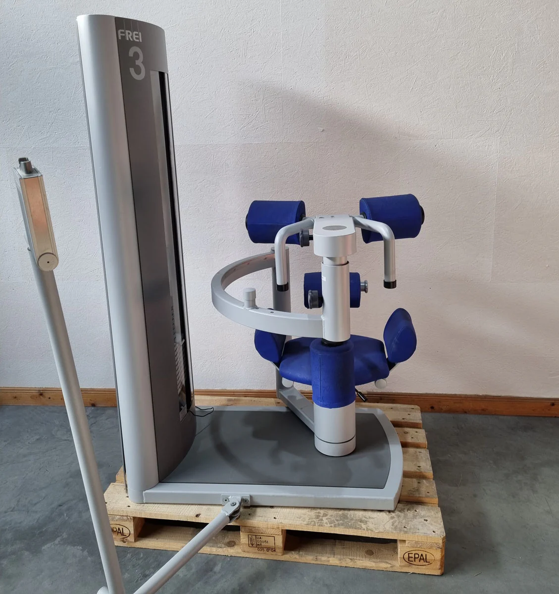 Frei Genius Eco Rumpfrotator, Rotary Torso, Rotationsmaschine, MPG, Twister, seitliche Bauchmuskeln, Rahmenfarbe Silber, gebraucht - überholter Zustand - Image 5
