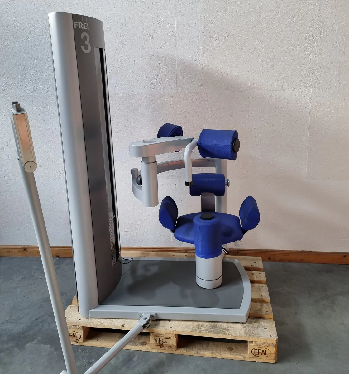 Frei Genius Eco Rumpfrotator, Rotary Torso, Rotationsmaschine, MPG, Twister, seitliche Bauchmuskeln, Rahmenfarbe Silber, gebraucht - überholter Zustand - Image 6