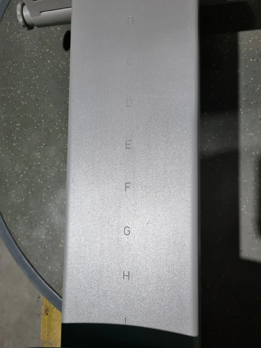 Frei Genius Funktionsstemme - verstellbare Beinpresse, Rahmenfarbe Silber, Polsterfarbe Türkis, gebraucht - überholter Zustand - Image 16