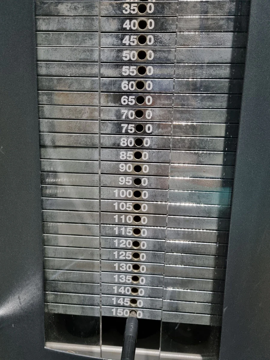 Frei Genius Funktionsstemme - verstellbare Beinpresse, Rahmenfarbe Silber, Polsterfarbe Türkis, gebraucht - überholter Zustand - Image 19