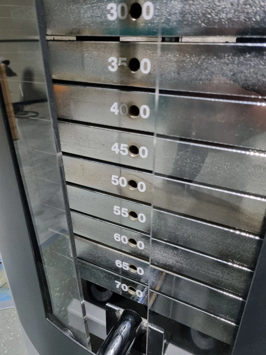 Frei Genius Lateral-Zug, Latzug von Oben mit Seilzug, Lat-Machine, Pulldown, Rahmenfarbe Silber - gebraucht - überholter Zustand - Image 11
