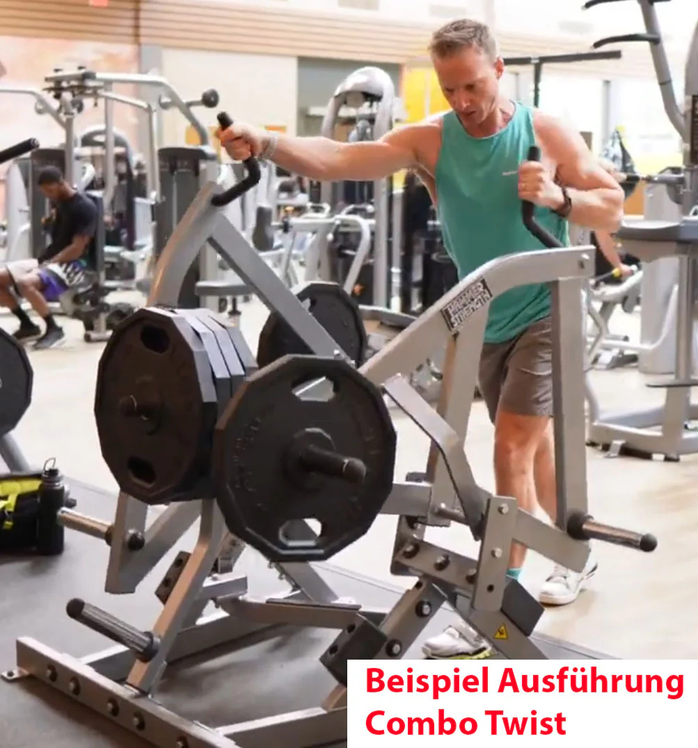 Ground Base Combo Twist - Plate loaded Kraftgerät, Hammer Strength Nachbau, gebraucht - geprüfter Zustand - Image 5