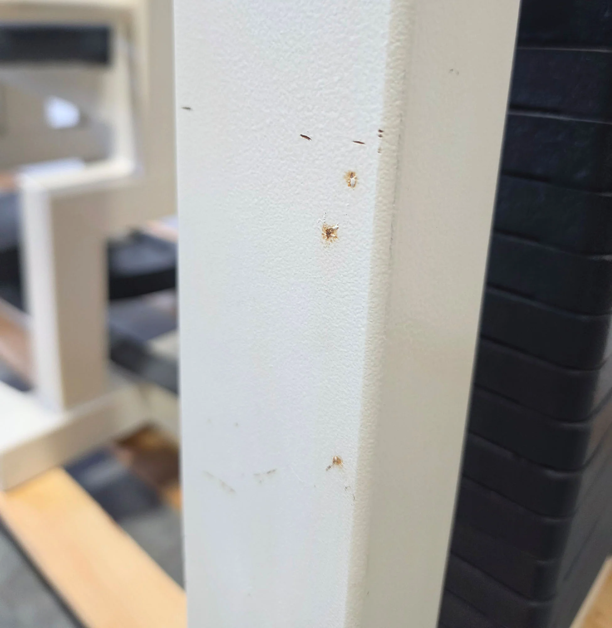 Gym80 - 2er Set = Abduktoren und Adduktorenmaschine, Oldschool Edition oder Classic Line, Hip Abduction und Hip Adduction Set, Rahmenfarbe Weiß, gebraucht mit Gebrauchsspuren - Image 13