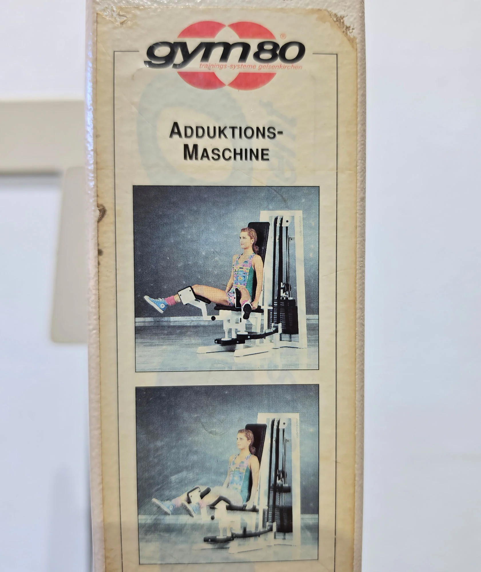 Gym80 - 2er Set = Abduktoren und Adduktorenmaschine, Oldschool Edition oder Classic Line, Hip Abduction und Hip Adduction Set, Rahmenfarbe Weiß, gebraucht mit Gebrauchsspuren - Image 14